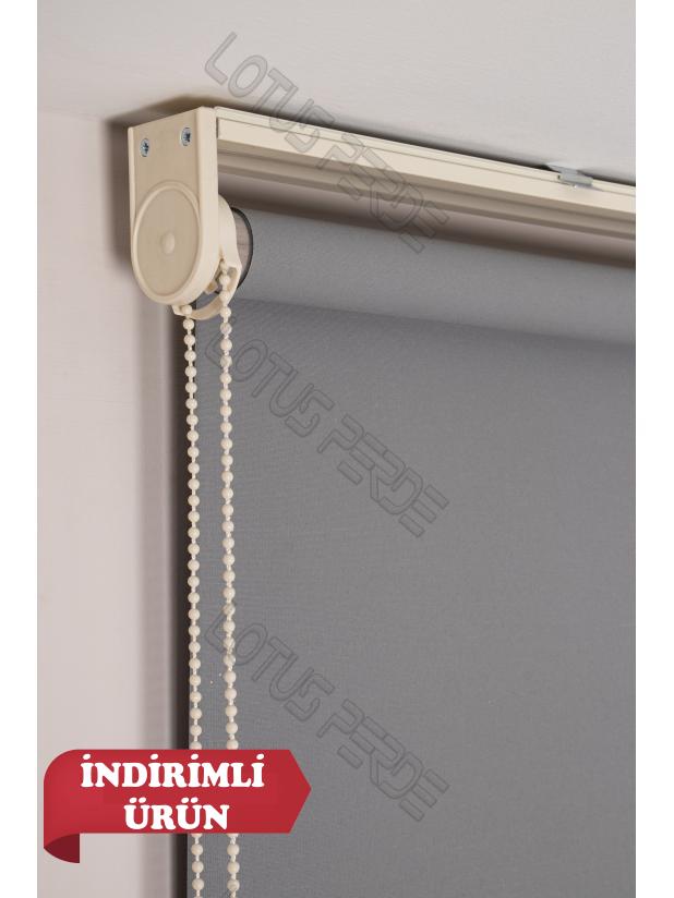 Kampanyali Mat Stor Perde Silinebilir Temizligi Kolay Kornise Tavana Veya Duvara Kolay Montaj Metal Kasa