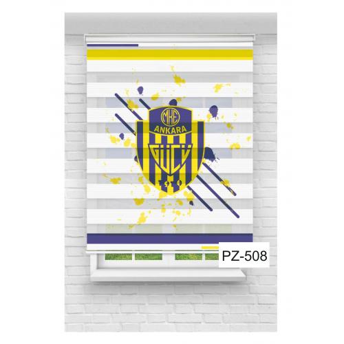 Ankaragücü Baskılı Zebra Perde