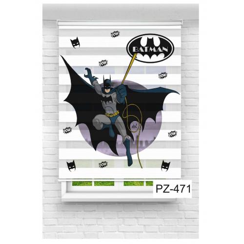 Astronot Baskılı Zebra Perde