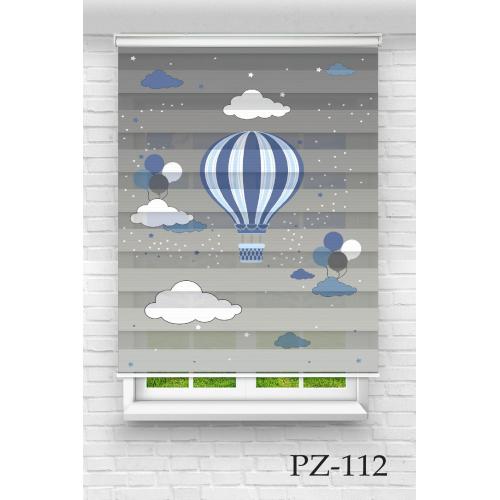 Uçan Balon Zebra Perde