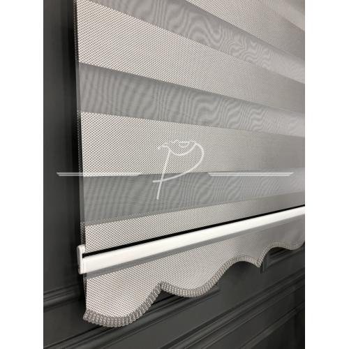 Zebra Perde Jakarlı Patpat Desen 3 Renk Seçeneği