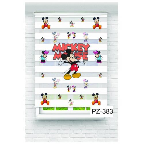 Mickey Mouse Baskili Zebra Perde